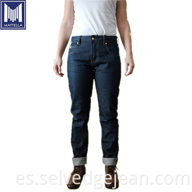 mens denim jeans material organic 100% cotton selvedge hiskory stripe denim fabric Vintage style vest jacket